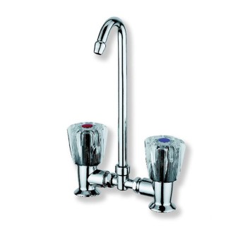 1 - Mélangeur à barillet pliable pour camping-car caravane sans interrupteur